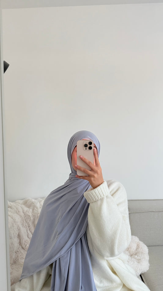 JERSEY PREMIUM - GRIS BLEUTÉ CLAIR