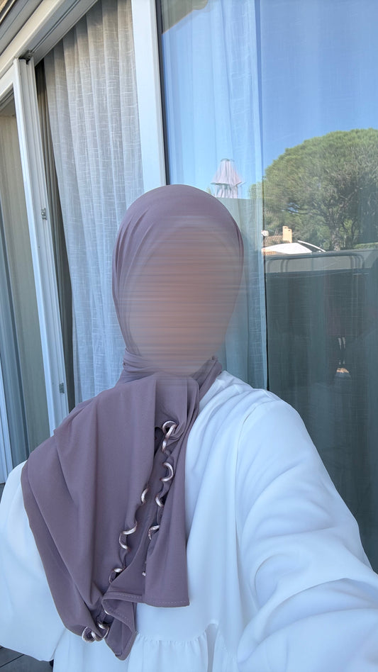 JERSEY PREMIUM FRISÉ - VIOLET TAUPE